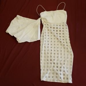 White party dress.